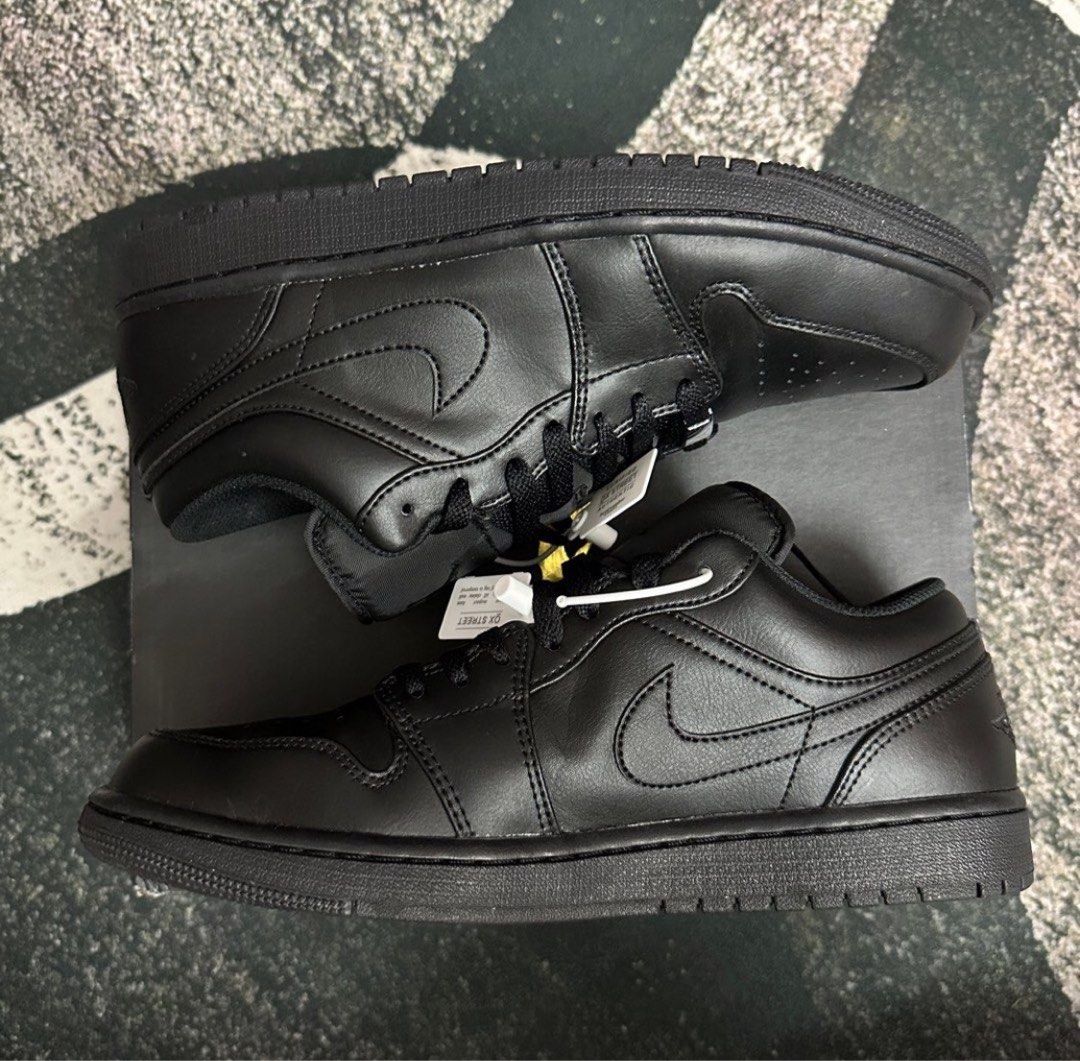 Nike Air Jordan 1 Triple Black Men s Fashion Footwear