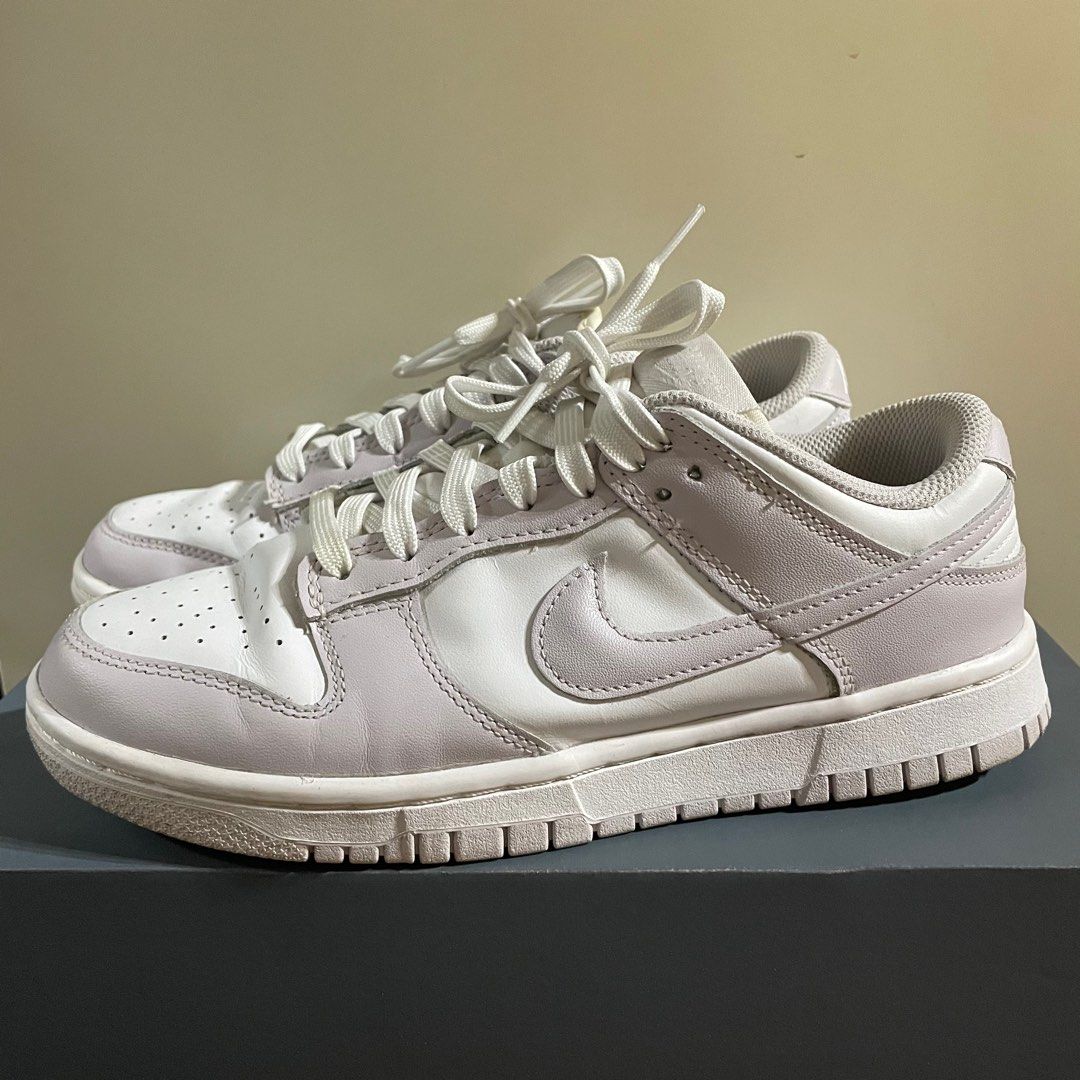 Nike Dunk Low “Light Violet”淺紫灰紫US8(25cm), 她的時尚, 鞋, 運動