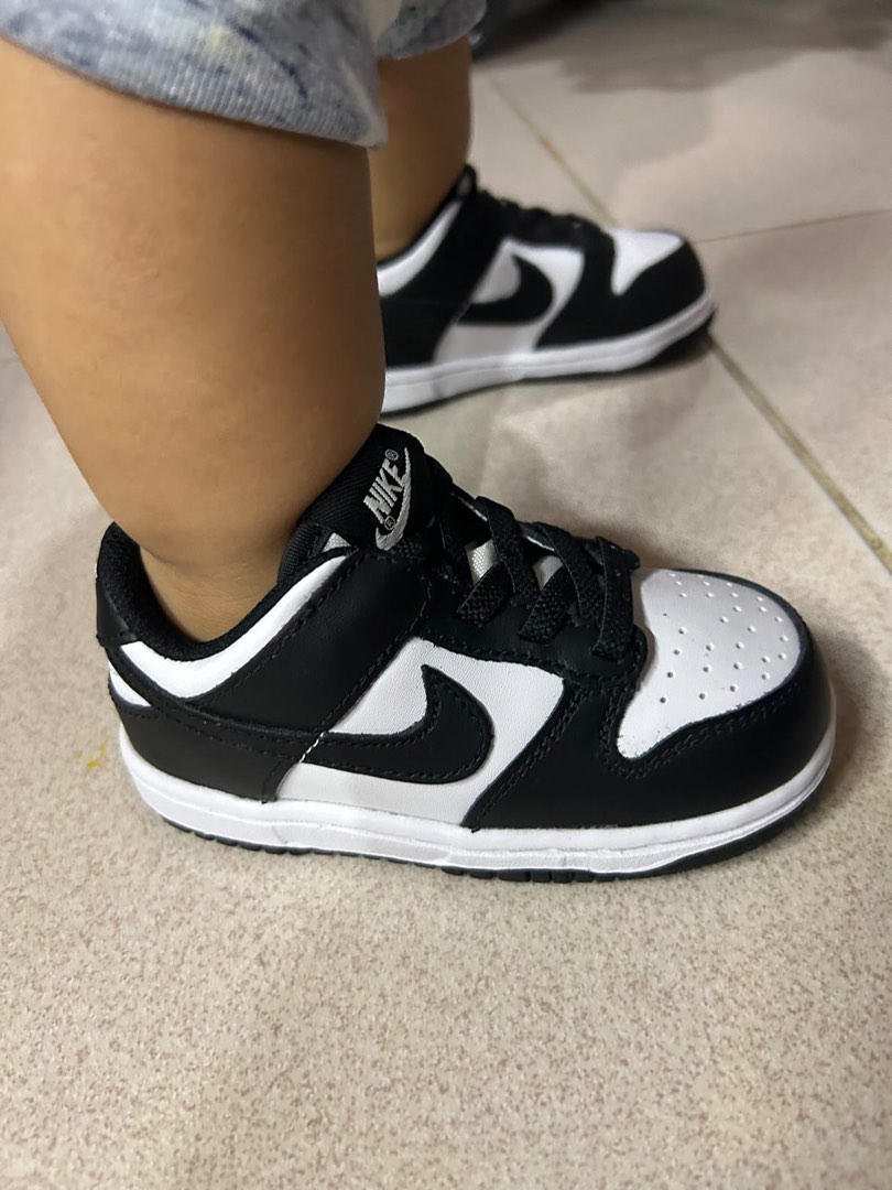 Nike Dunk Low Panda, Babies & Kids, Babies & Kids Fashion on Carousell
