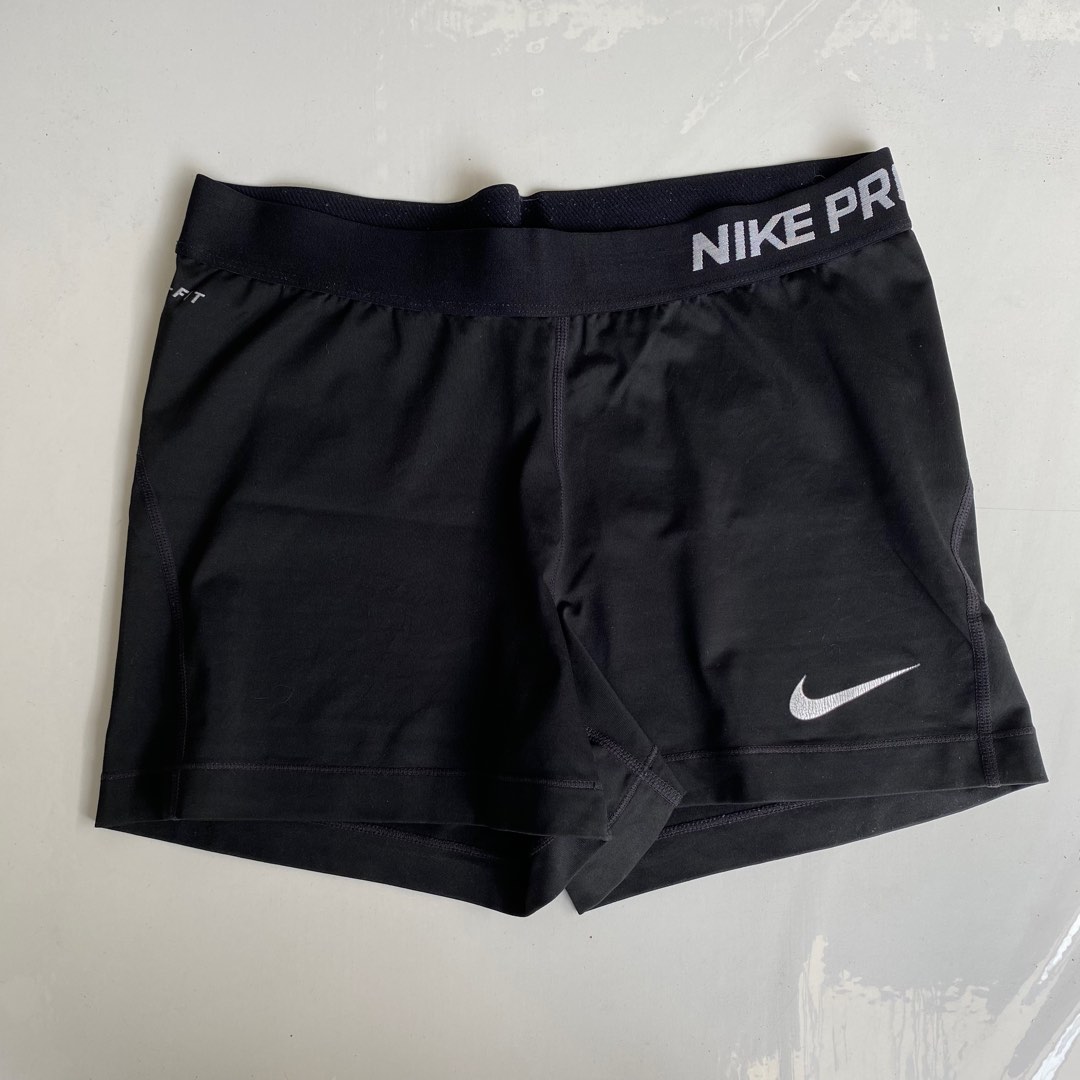 nike pro knee length shorts