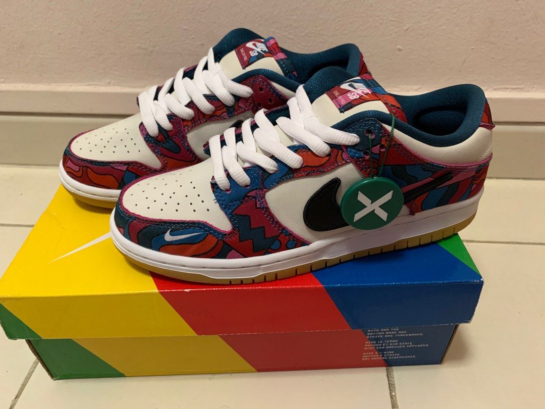 Nike Dunk Low Pro Parra Abstract Art (Size (StockX Verified), Men's Fashion, Sneakers on Carousell