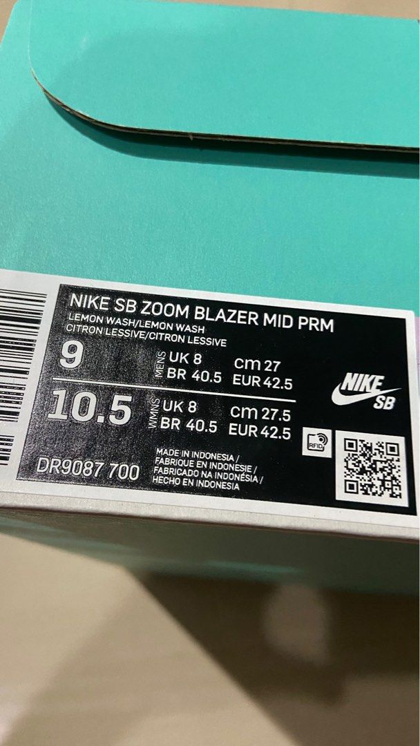 Nike sb zoom blazer mid prm, Men's Fashion, Footwear, Sneakers on