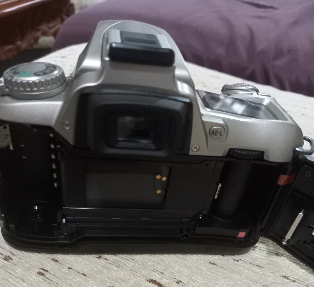Nikon F75 N75 film camera with kit lens 28mm 80mm 3.5 AF G and kenko