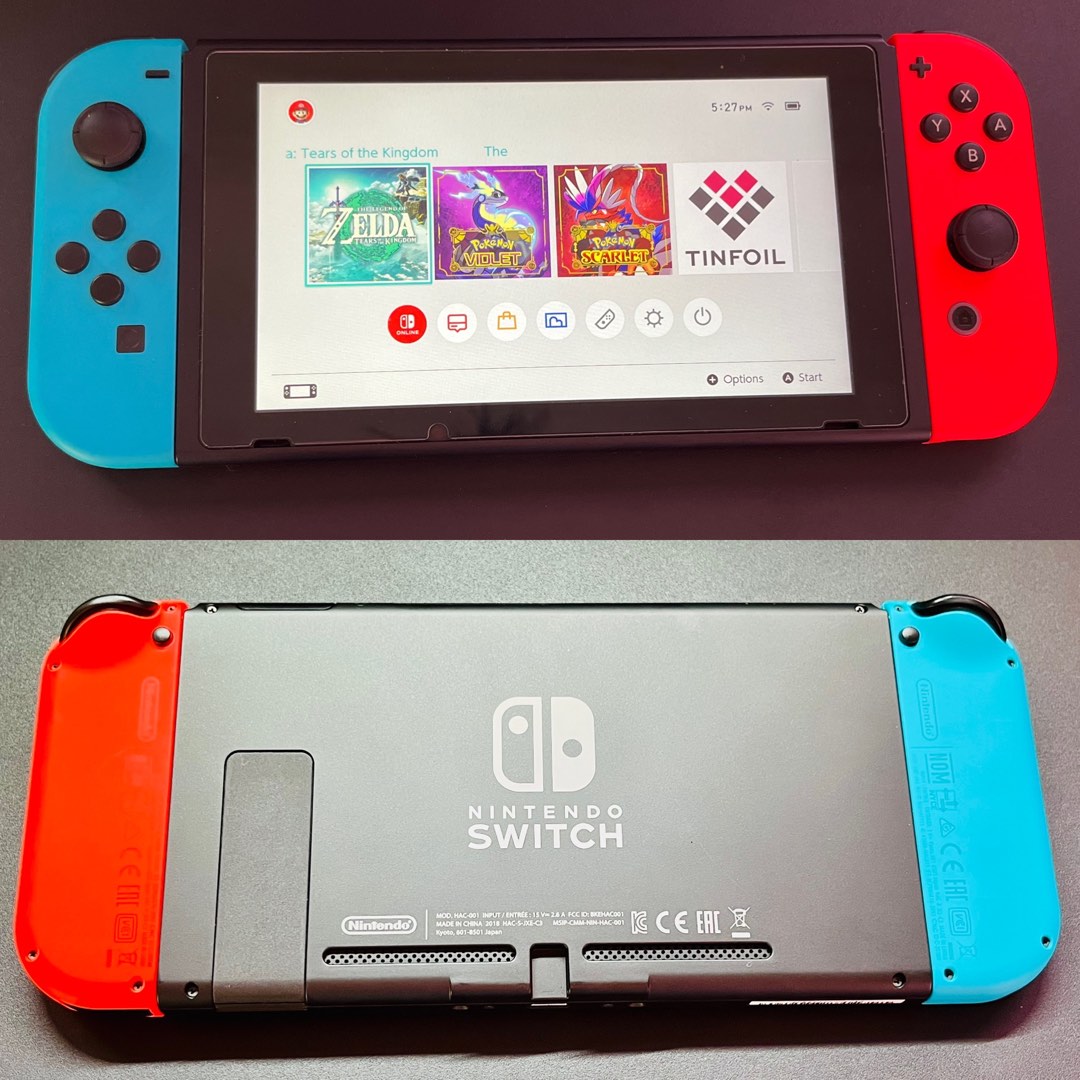 Modded Nintendo Switch Gen 1 PRISTINE ULTRA MINT New 128gb MicroSD