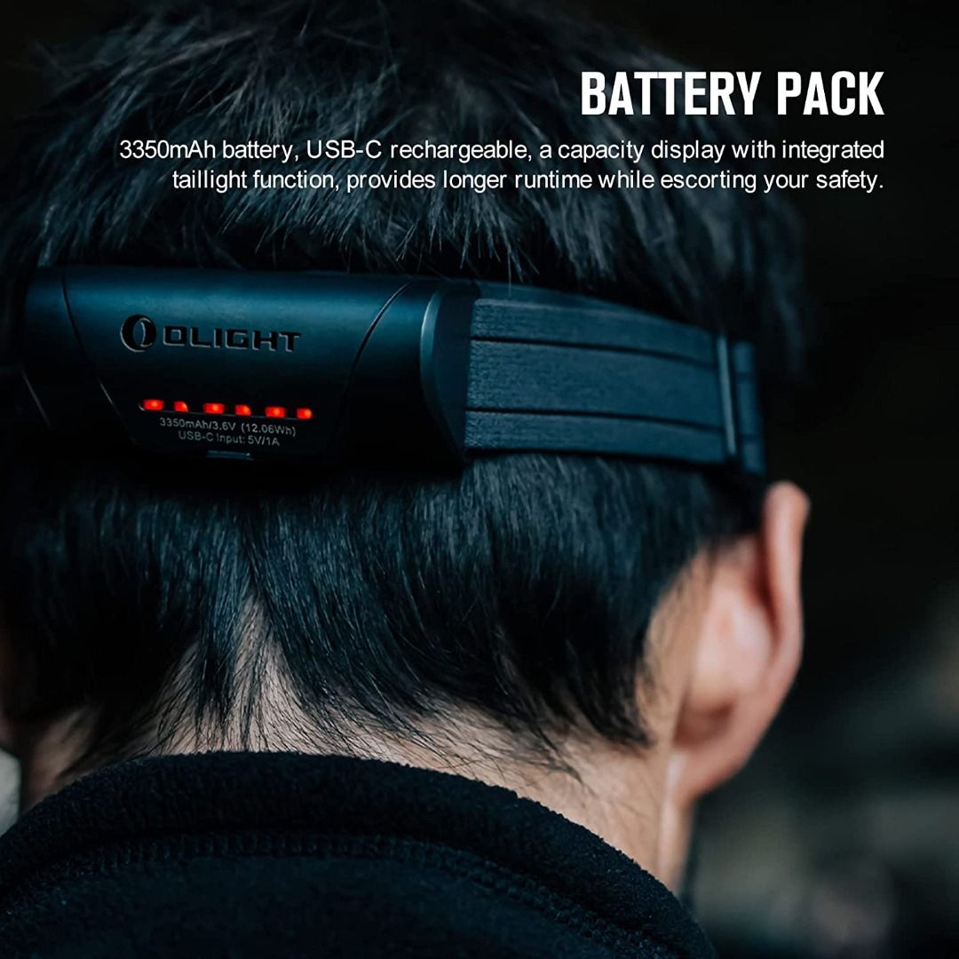 Olight Array Pro Motion Sensor Headlamp With Red Auxiliary Light, Sports  Equipment, Hiking  Camping on Carousell
