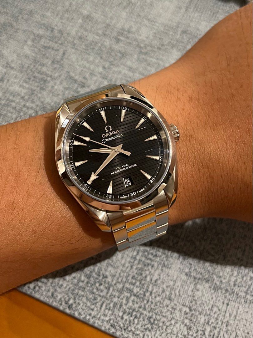 Omega Aqua Terra 38mm Black Dial Luxury Watches on Carousell
