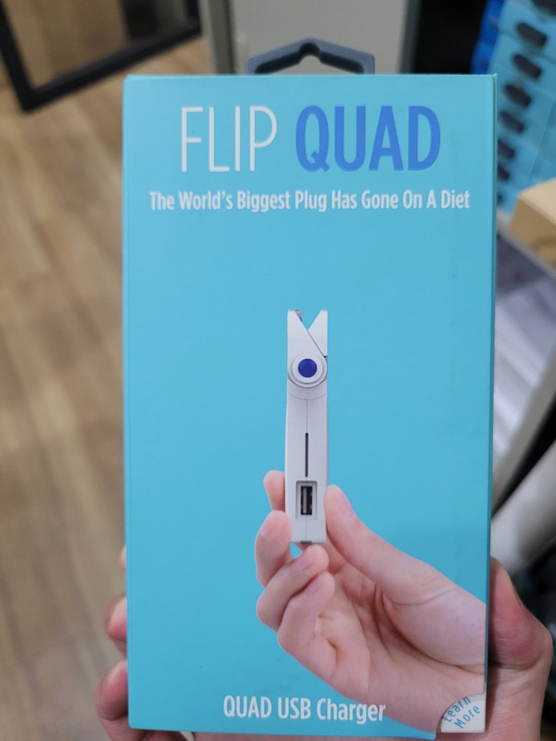 ONEADAPTR FLIP QUAD. QUAD USB CHARGER, Mobile Phones & Gadgets, Mobile