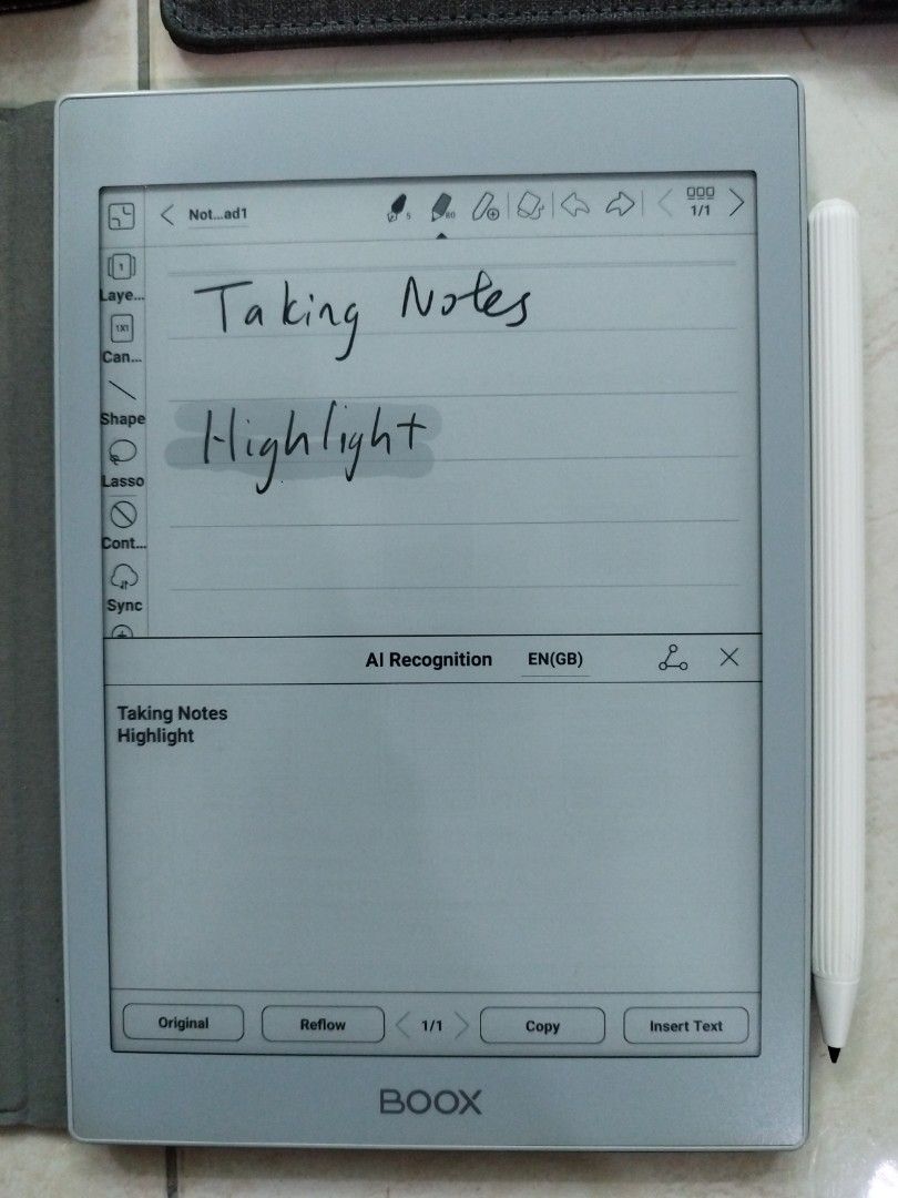 Onyx Boox Nova Air eink ereader and note taker, Mobile Phones