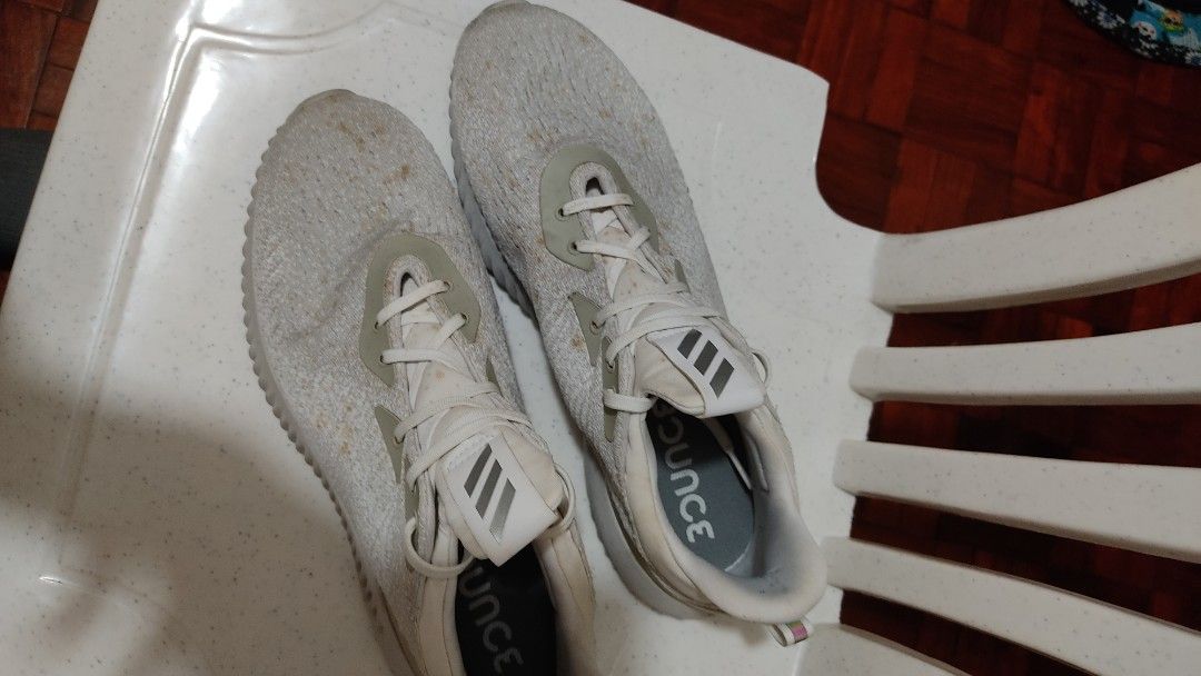 Original Adidas Alpha Bounce Triple Off White Men s Fashion Footwear Sneakers on Carousell