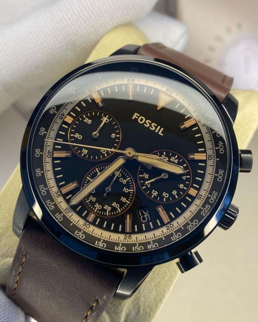 Goodwin chronograph black silicone watch hotsell