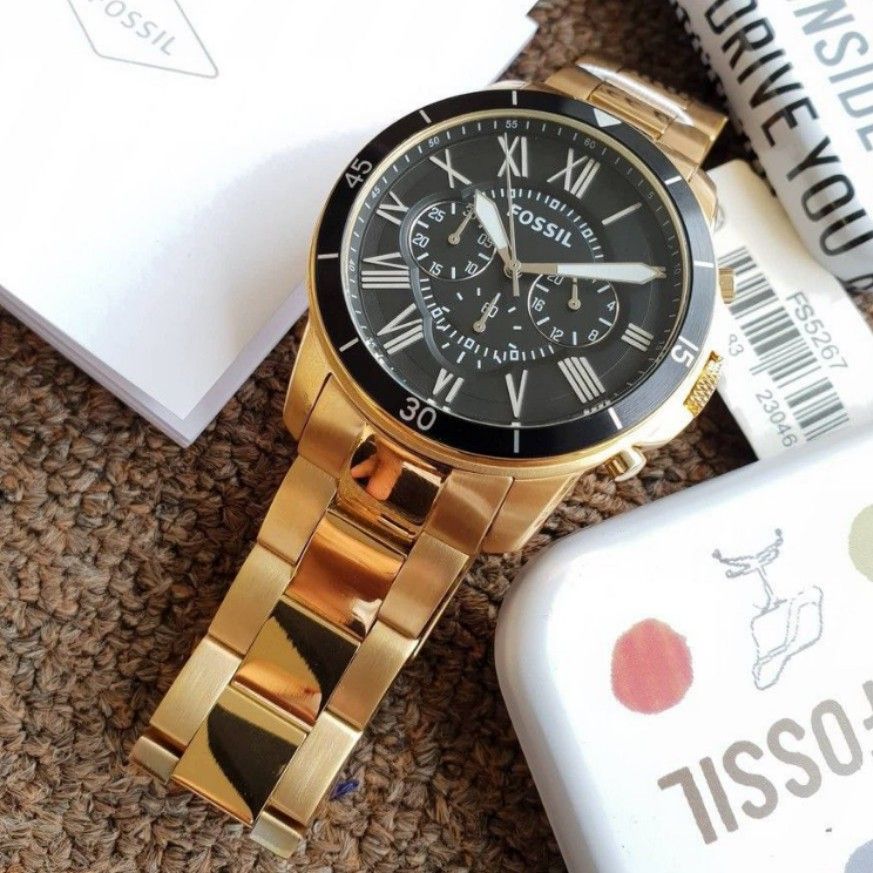 Original Fossil Men s FS5267 Grant Sport Chronograph Stainless