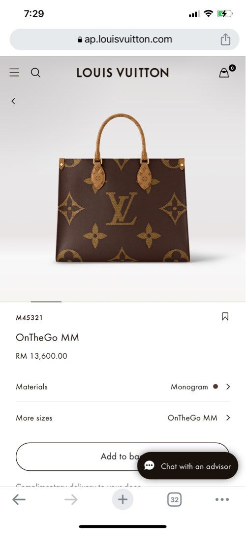 Louis Vuitton Onthego Tote MM Black / Crème