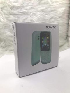 Original Nokia 220 Keypad Phone Dual Sim Basic Phone Fm with box