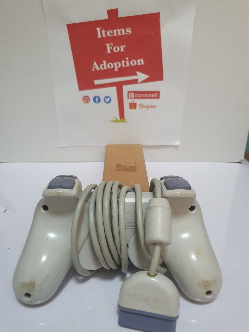 Original PS1/PS2 Controller (Nintendo PS1/PS2 ) (Category: Controllers) located in Quezon City. Submitted by itemsforadoption (Listing ID 1233798406, Image 3). Description: Rfs: Its 2023! Happy New Year! Hoping you have a good year ahead of you! If you have questions feel free to send a message. Though I'll most likely be able to reply from 10am to 8pm. Please be patient and understanding. Decluttering games and items that I've picked up or for f
