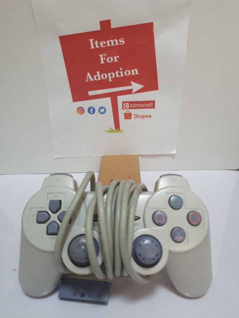 Original PS1/PS2 Controller (Nintendo PS1/PS2 ) (Category: Controllers) located in Quezon City. Submitted by itemsforadoption (Listing ID 1233798406, Image 1). Description: Rfs: Its 2023! Happy New Year! Hoping you have a good year ahead of you! If you have questions feel free to send a message. Though I'll most likely be able to reply from 10am to 8pm. Please be patient and understanding. Decluttering games and items that I've picked up or for f