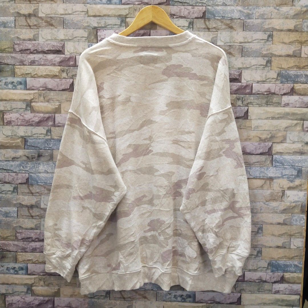 Women's camo sweatshirt american top eagle