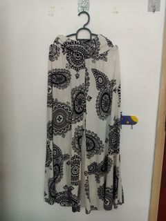 Palazo wide leg cotton rayon cream