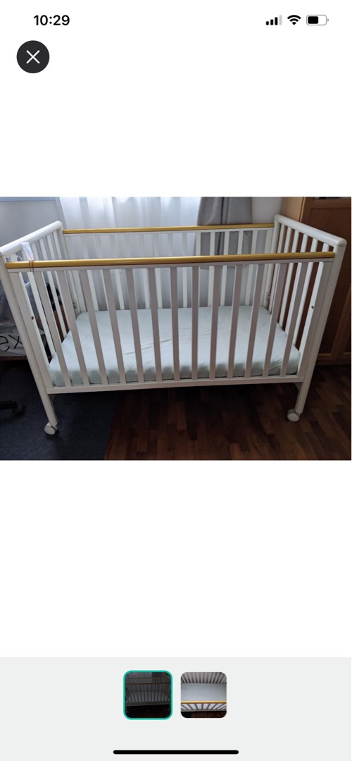 Pali baby cot, Babies & Kids, Baby Nursery & Kids Furniture, Cots