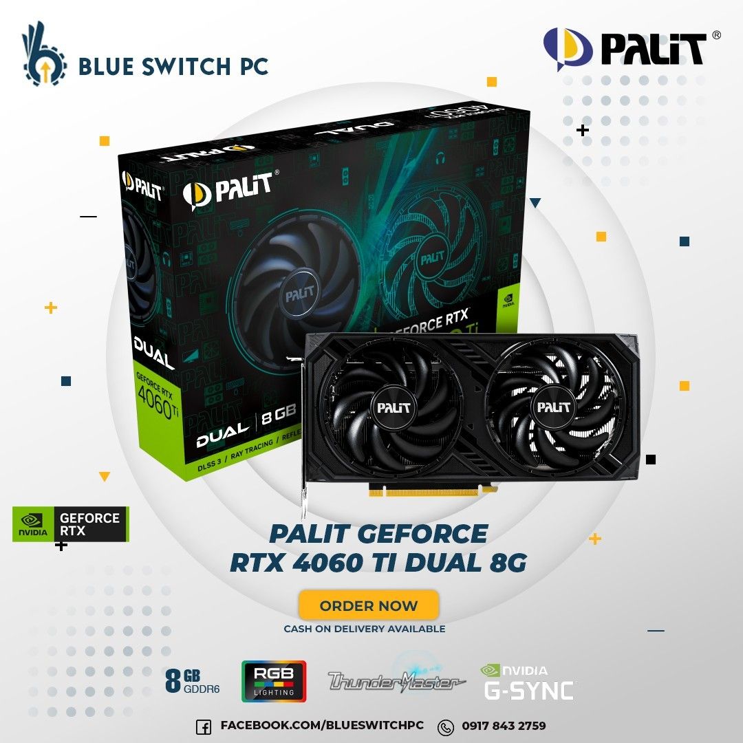 Palit GeForce RTX 4060 Ti with 8GB 128-bit VRAM listed by retailer