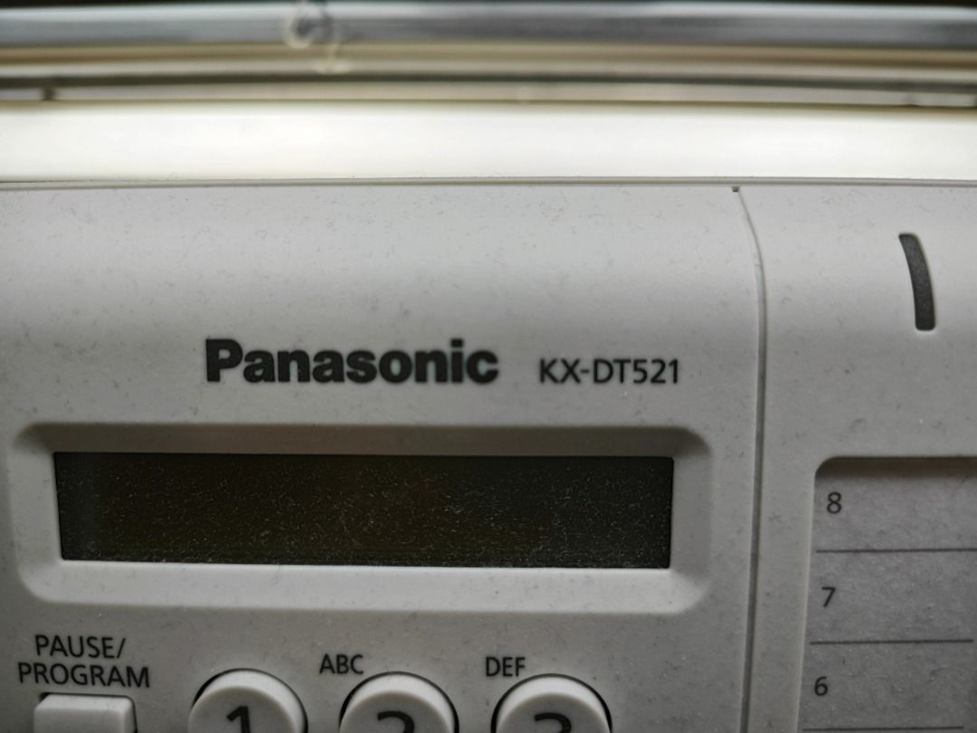 Panasonic KX-DT521 Digital Proprietary Phone White, Computers & Tech ...