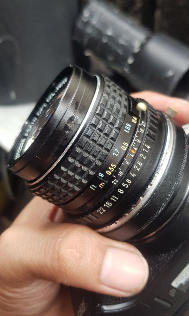 Pentax 50mm 1.4 (Category: Lens & Kits) located in Quezon City. Submitted by gars69 (Listing ID 1233796264, Image 2). Description: with front cap only clean lens frisco quezon city.