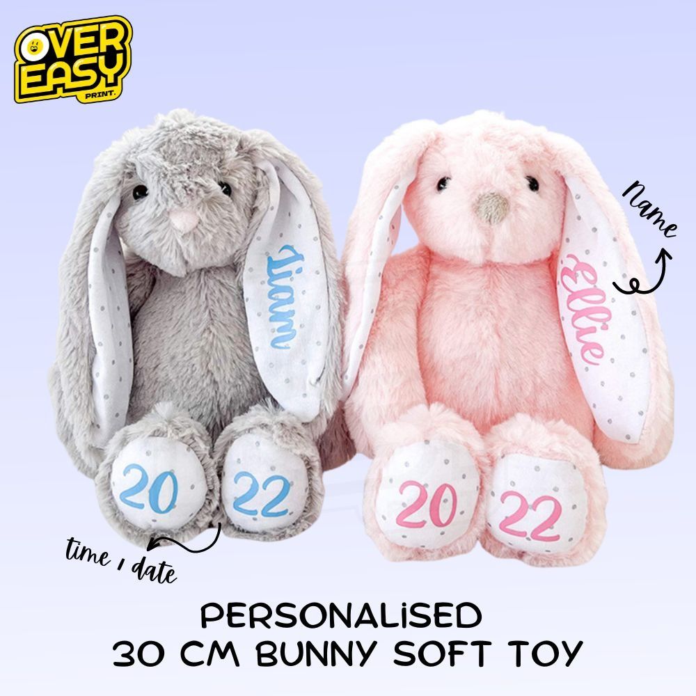 Personalized Rabbit Toy, Personalized Doll Plush