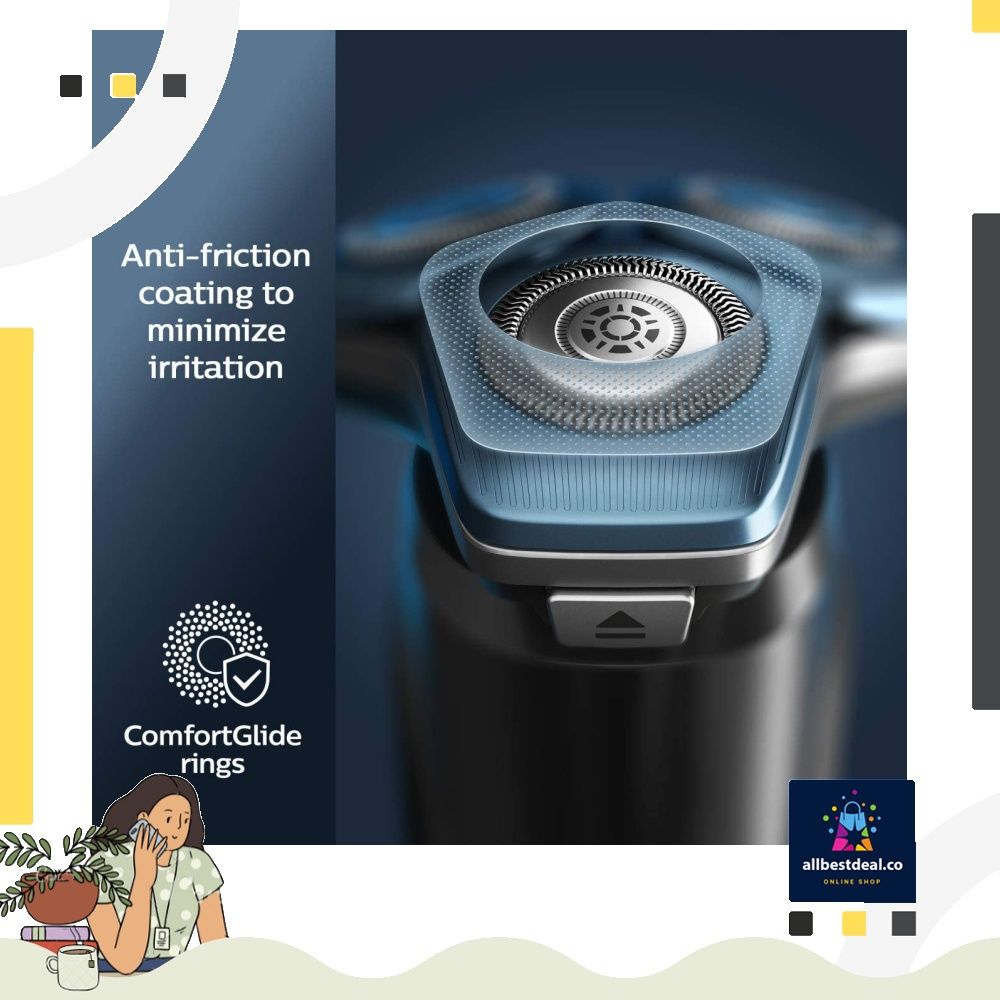 Philips Norelco Shaver 7700, Rechargeable Wet & Dry Electric Shaver