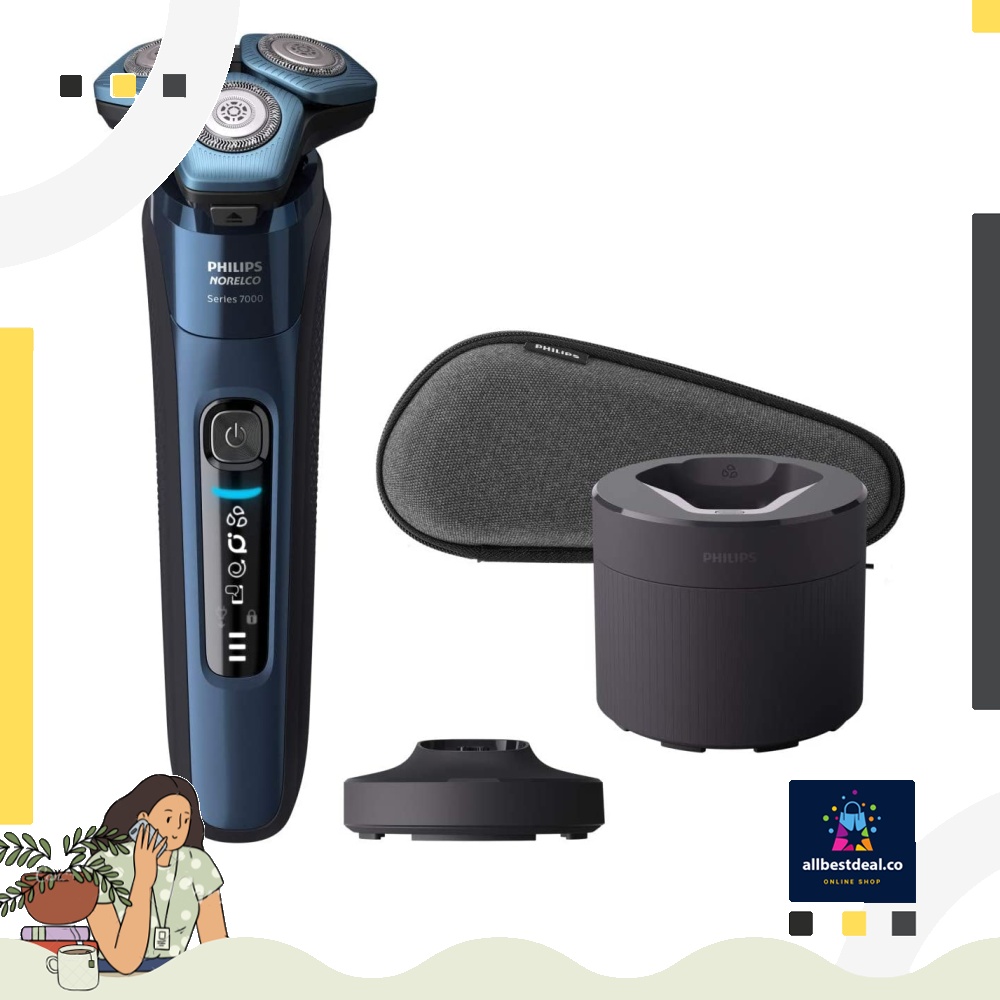 Philips Norelco Shaver 7700, Rechargeable Wet & Dry Electric Shaver