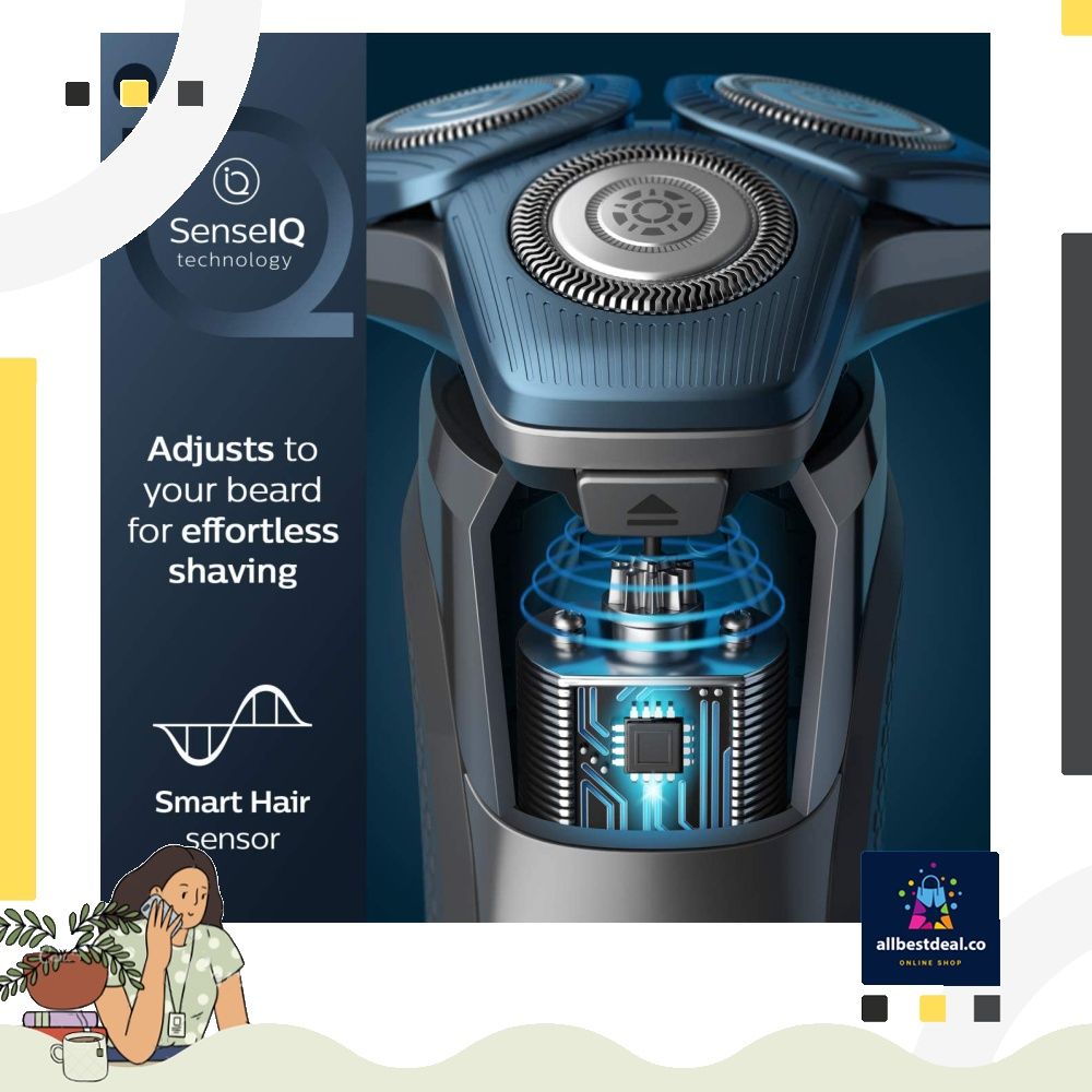 Philips Norelco Shaver 7700, Rechargeable Wet & Dry Electric Shaver