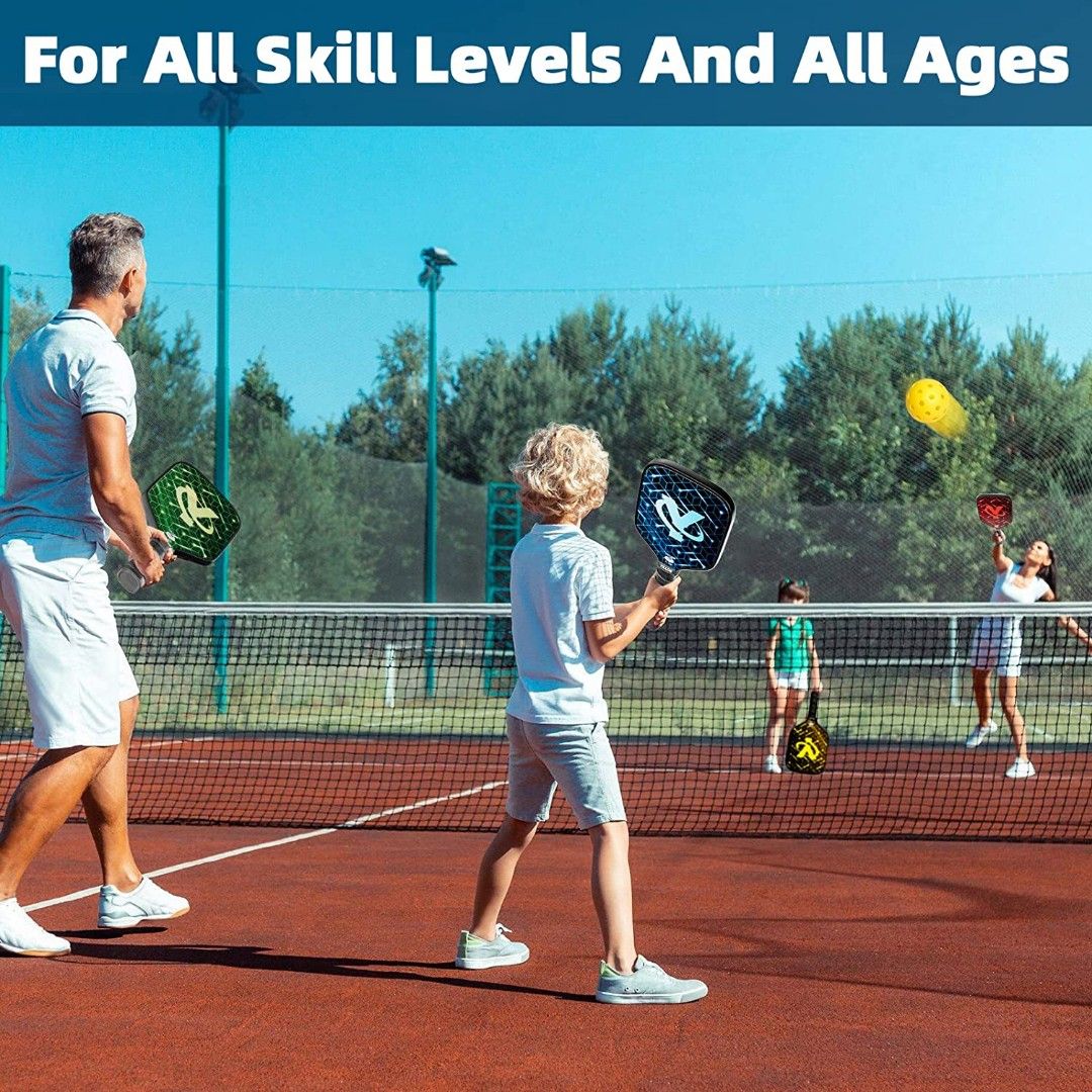 Pickleball Paddles, USAPA Approved Pickleball Paddle Set of 4