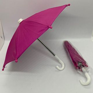 Pink Outdoor Riding Phone Umbrella Waterproof Mini Umbrella for Motorcycle Celphone Umbrella Small Sunshade Sunscreen Umbrella Mini Umbrellas for Phone Motor Delivery Phone Protector Rain Sun Wind Toy Toys Dollhouse Doll House Play
