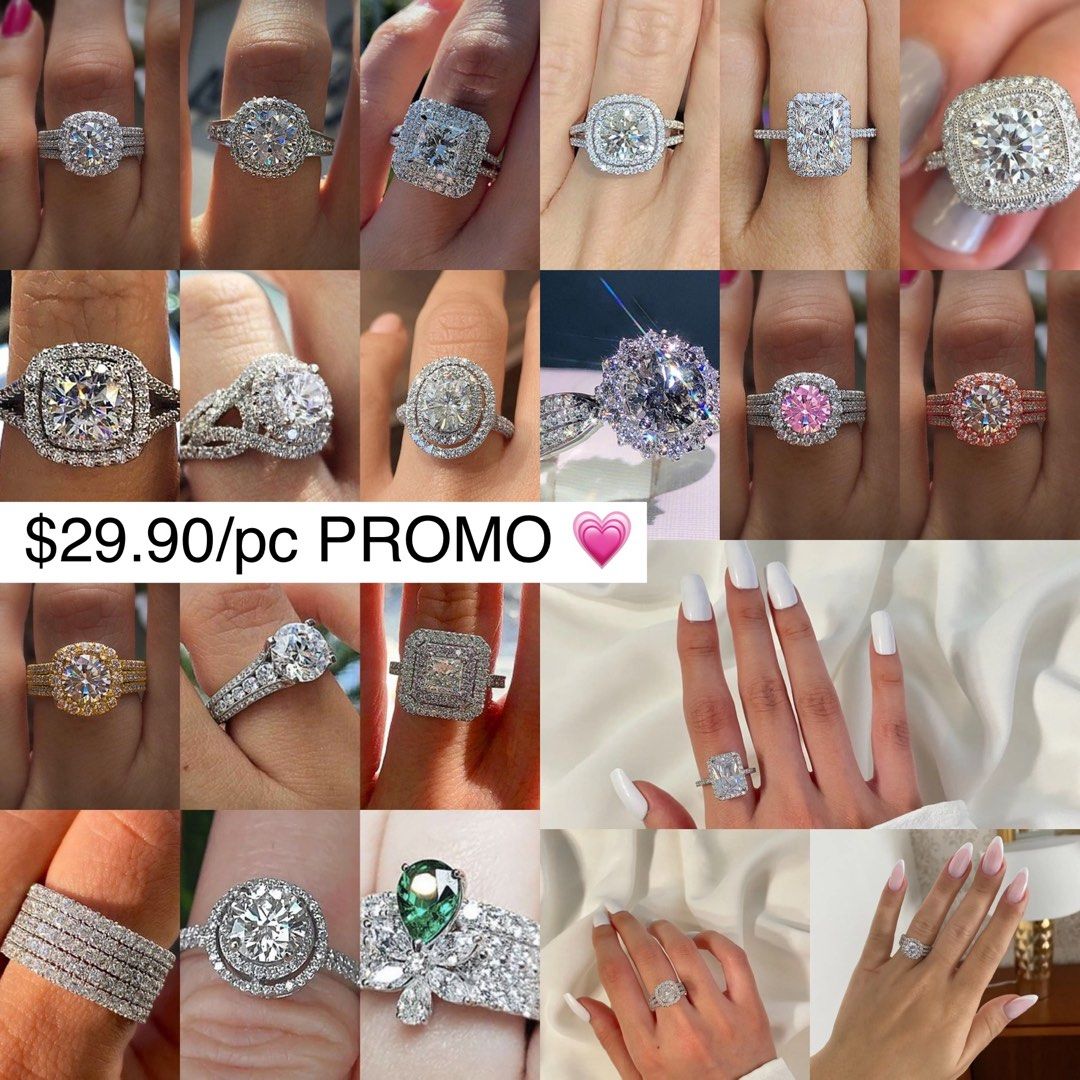 Post Order Rings (PO) Assorted Rings Luxury Style Made To Order Custom Made, Women's ...
