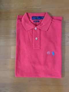 （全新）Polo Ralph Lauren特殊紅polo衫