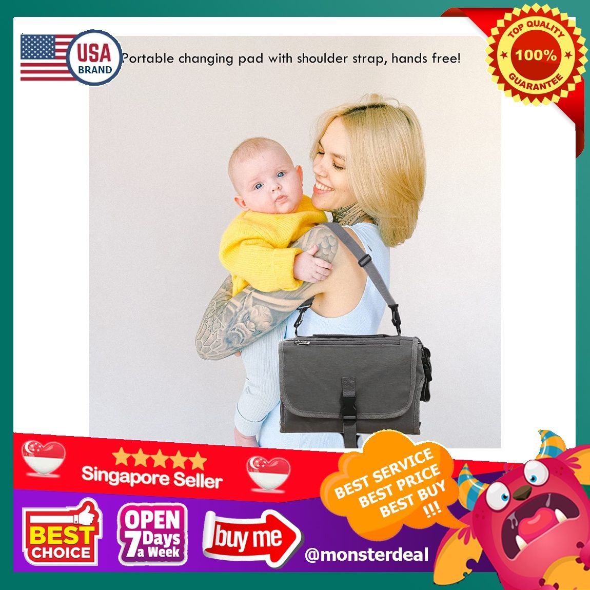 Best travel changing pad top