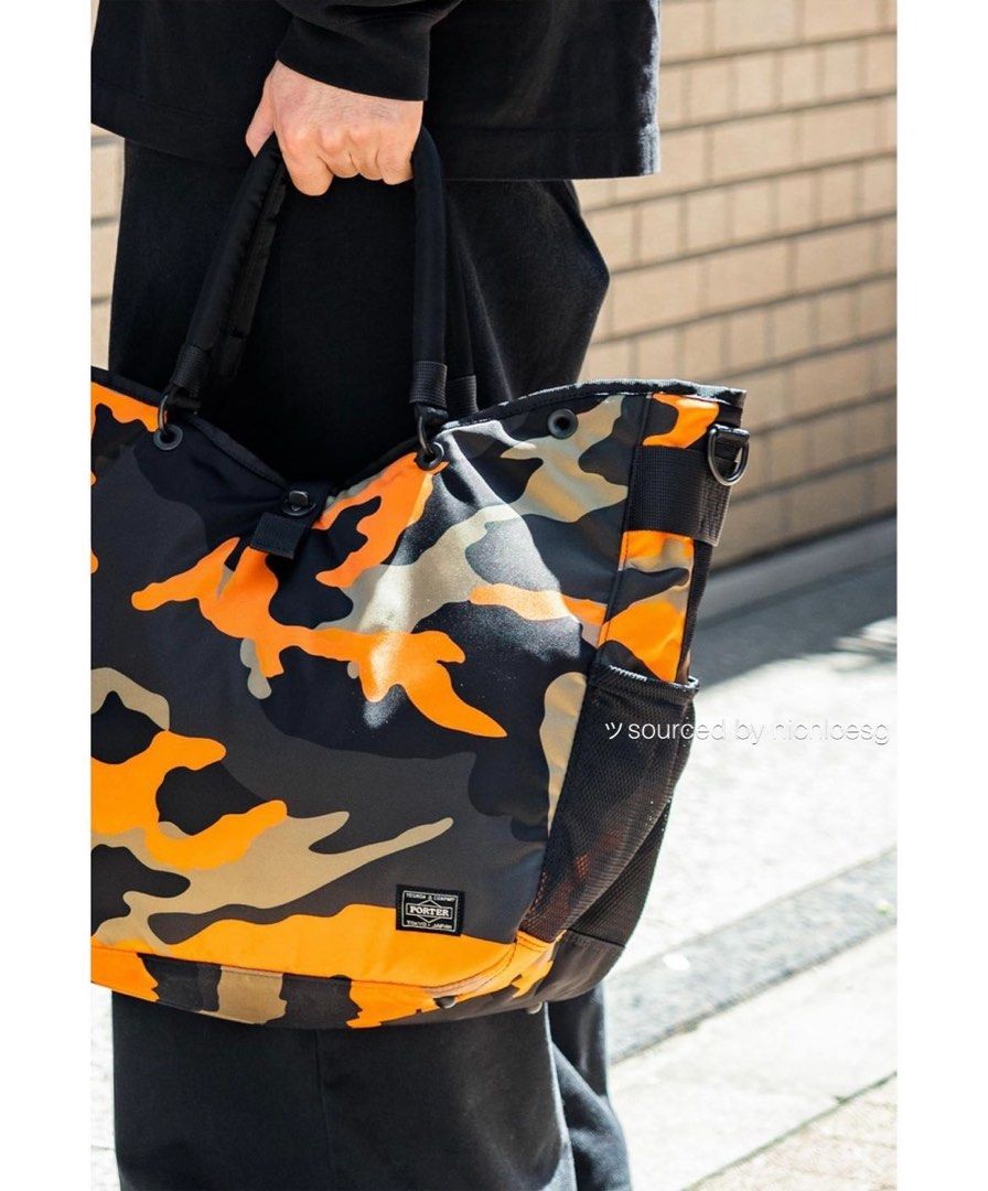 PORTER PS CAMO 2WAY TOTE BAG, Men's Fashion, Bags, Sling Bags on