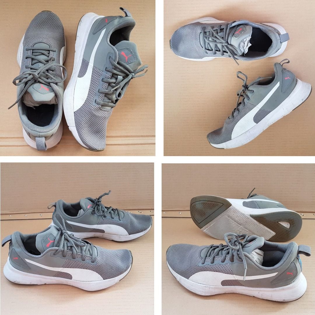 Puma charcoal grey running shoes online