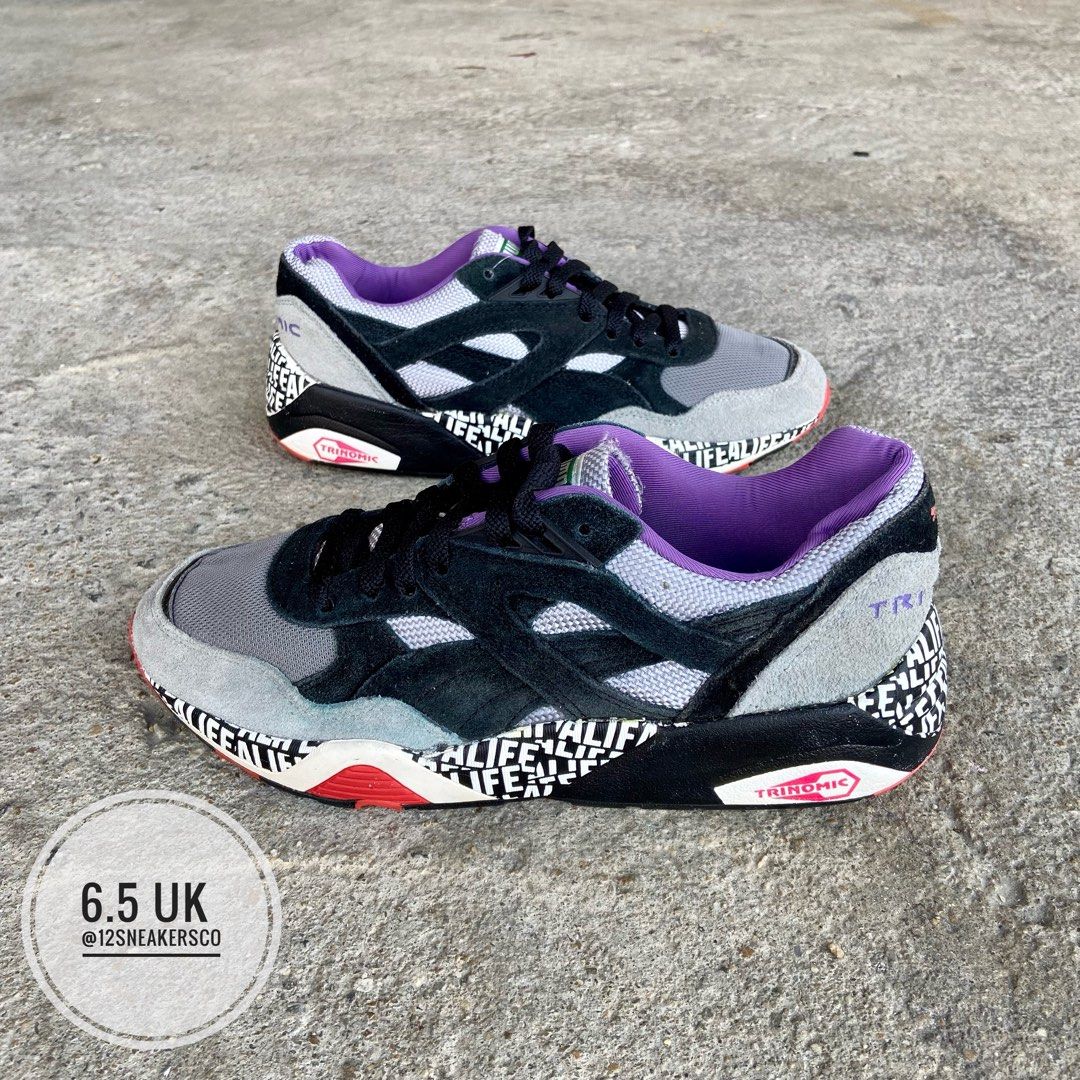 Puma trinomic mens purple hot sale