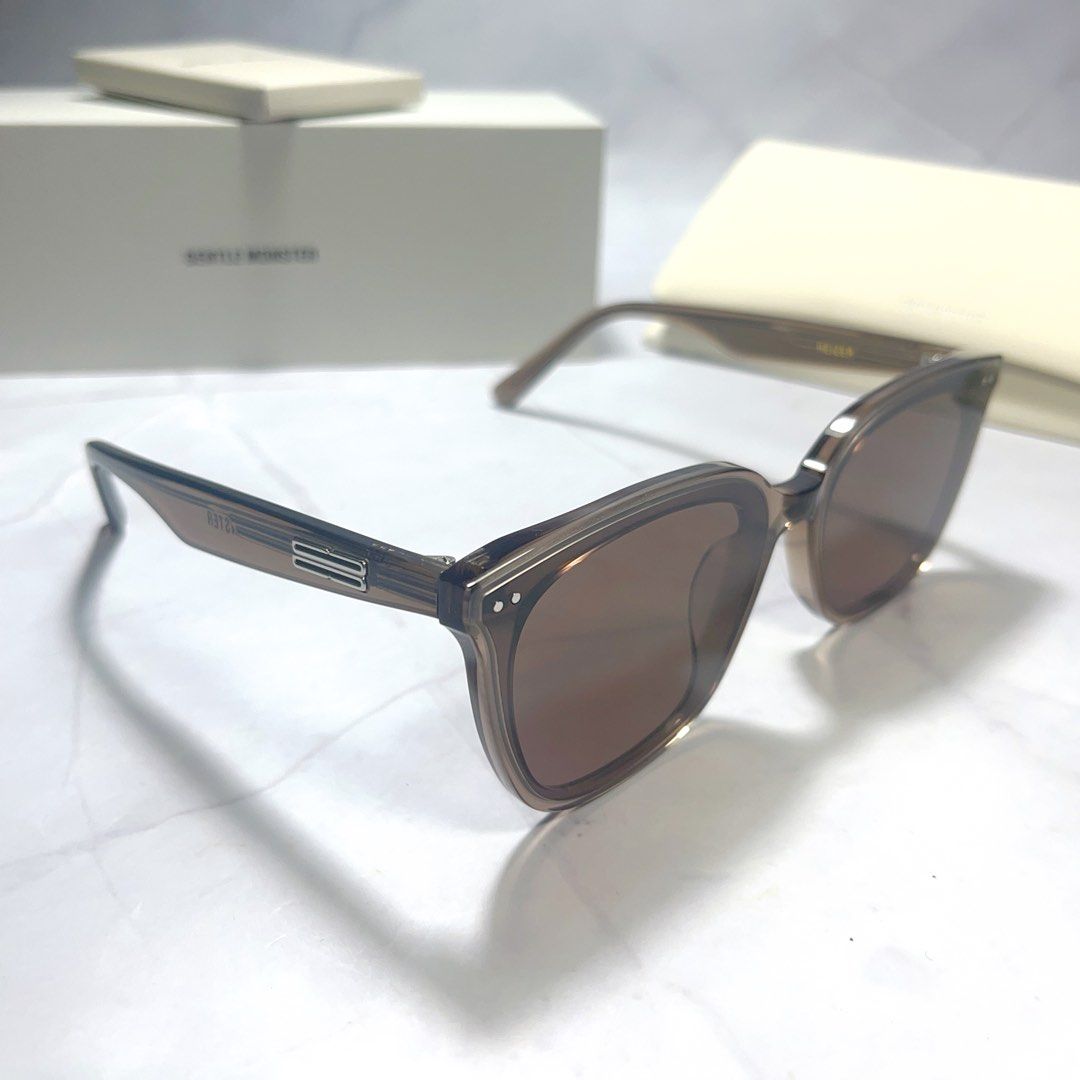 Ready Stock) Gentle Monster Sunglasses Heizer KC6 Size 63 |Curved  Square Translucent khaki acetate frame Khaki lenses, Men's Fashion, Watches   Accessories, Sunglasses  Eyewear on Carousell