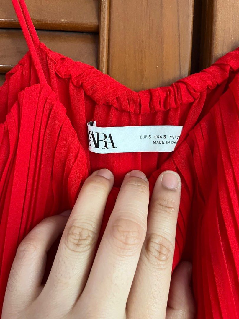 Red hot sale jumper zara