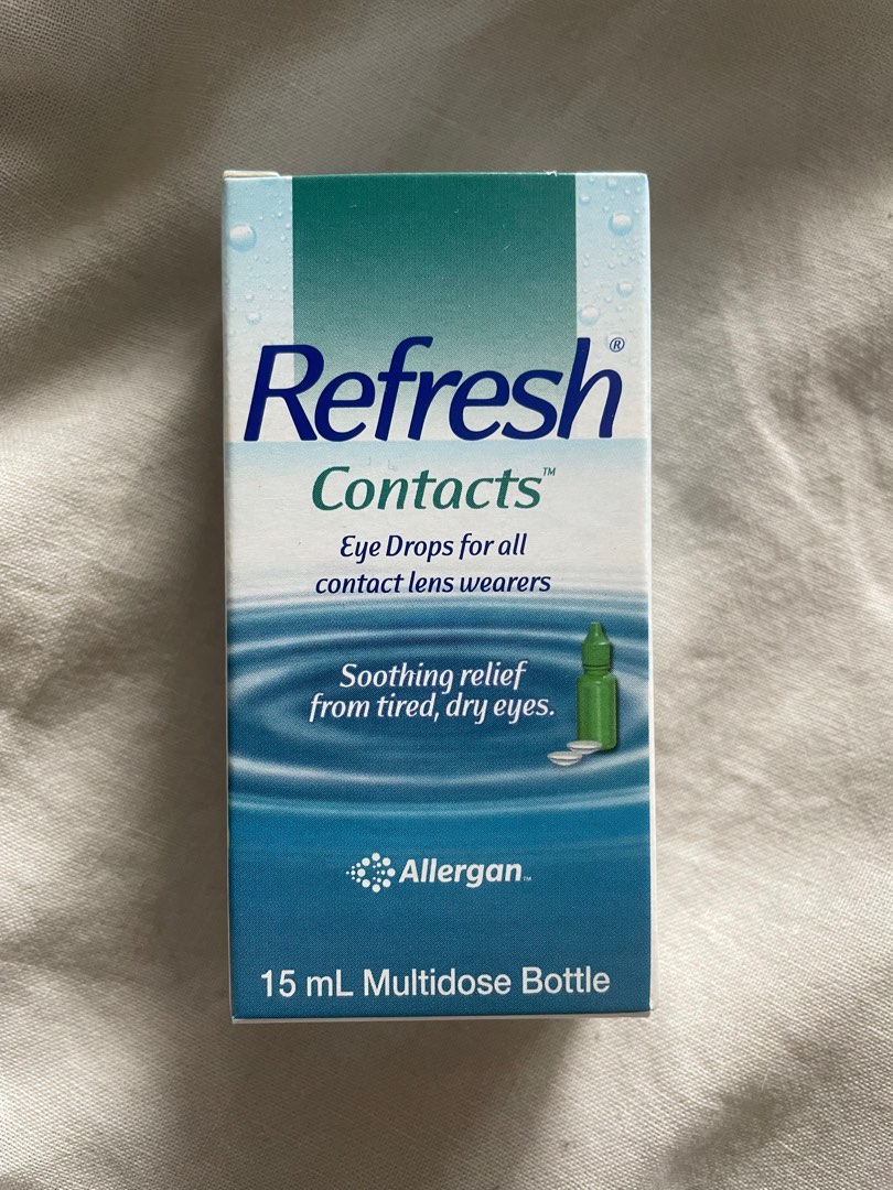 Refresh Contact Lens Eye Drop, Beauty & Personal Care, Vision Care on