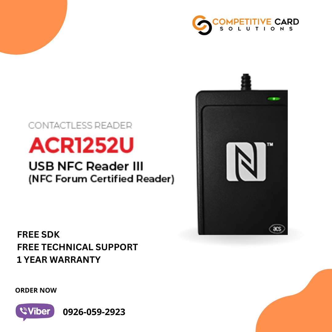 RFID READER ACR1252U READER & WRITER, Computers & Tech, Printers ...