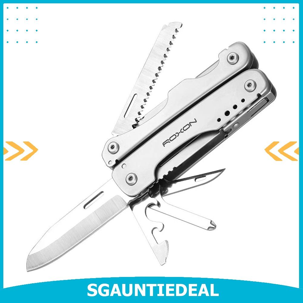 ROXON M3 13 in 1 Multi Tool EDC Knife And Scissors with Toothpick &  Tweezers Practical Small and Exquisite