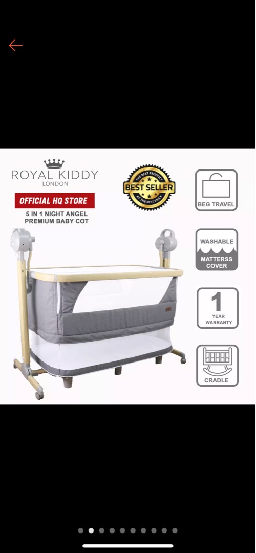 ROYAL KIDDY BABY COT, Babies & Kids, Baby Nursery & Kids Furniture