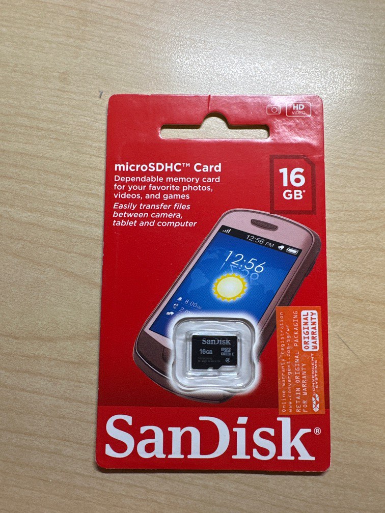 SanDisk 16 gb sd card, Mobile Phones & Gadgets, Mobile & Gadget
