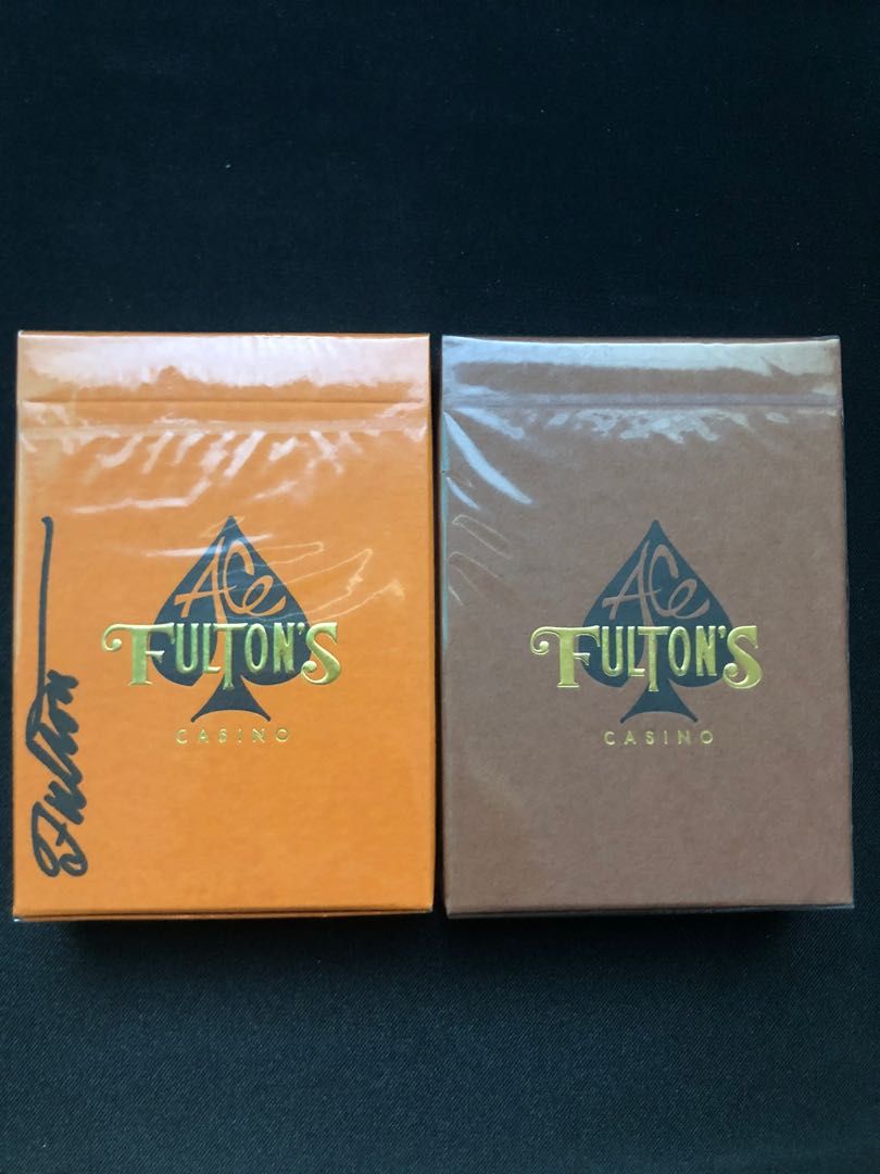Ace fulton's best sale casino vintage back