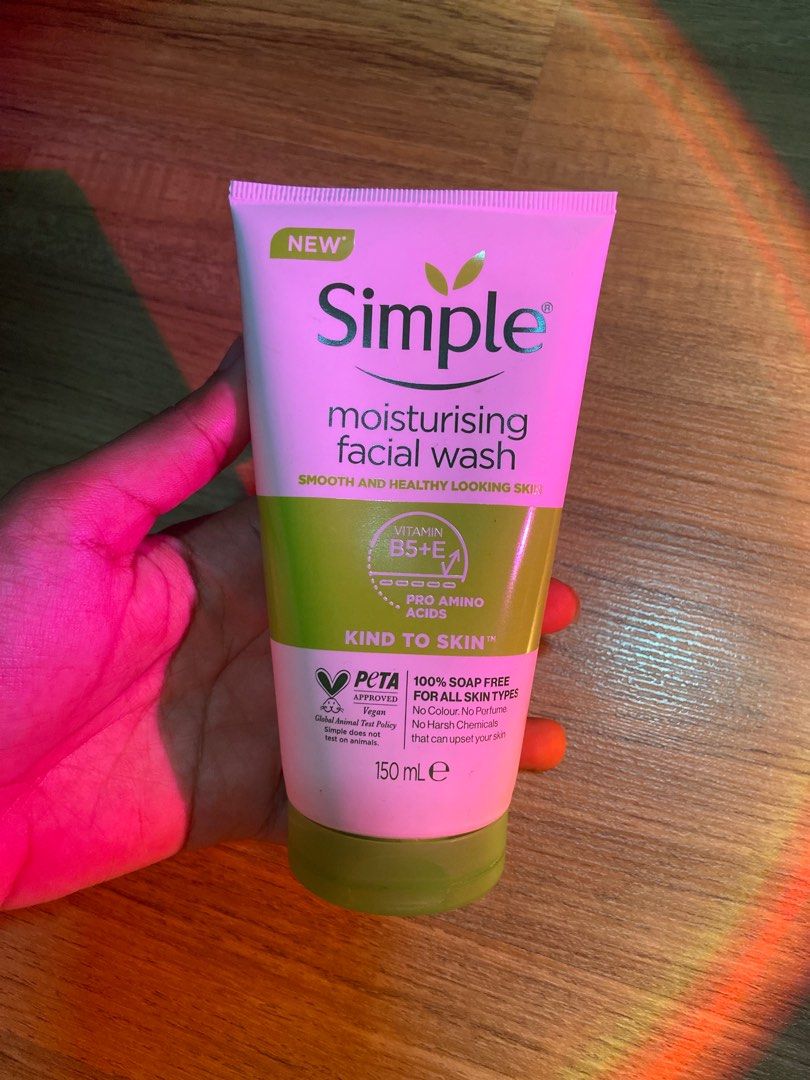 Simple Face Wash, Beauty & Personal Care, Face, Face Care on Carousell
