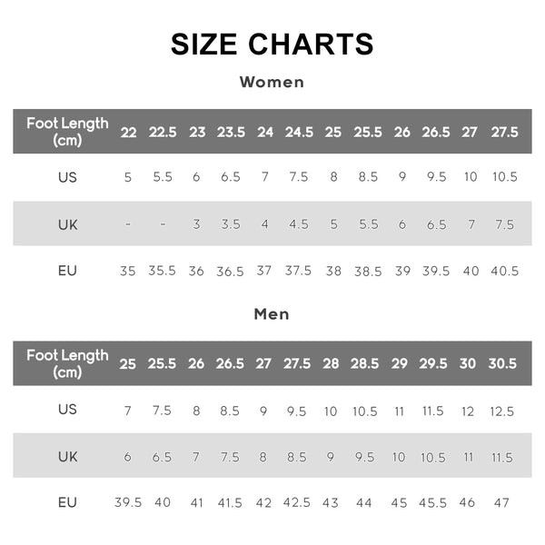 Bobs shoes size chart clearance