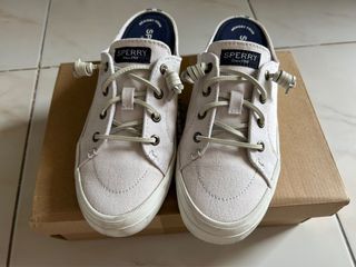 Sperry Crest Vibe Mule White