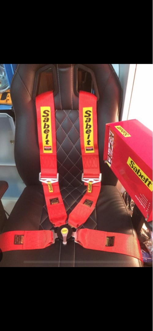 Sports Seat belt (4 point), Car Accessories, Accessories on Carousell