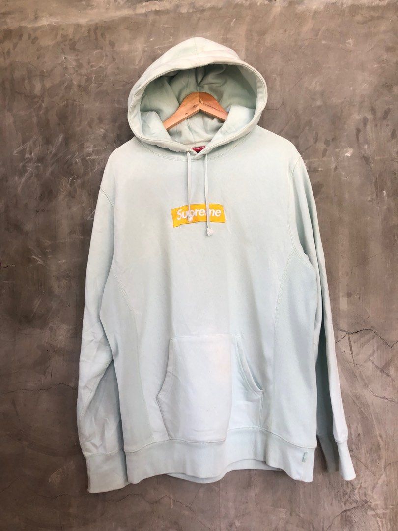 Supreme mint green sales hoodie